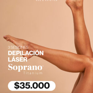 2 SESIONES DEPILACION LASER SOPRANO TITANIUM