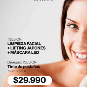 LIMPIEZA FACIAL + LIFTING JAPONES + TINTE DE PESTAÑAS