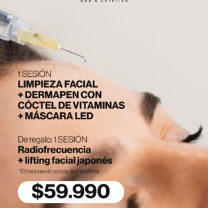 COCTEL DE VITAMINAS CON DERMAPEN + RADIOFRECUENCIA Y LIFTING JAPONES