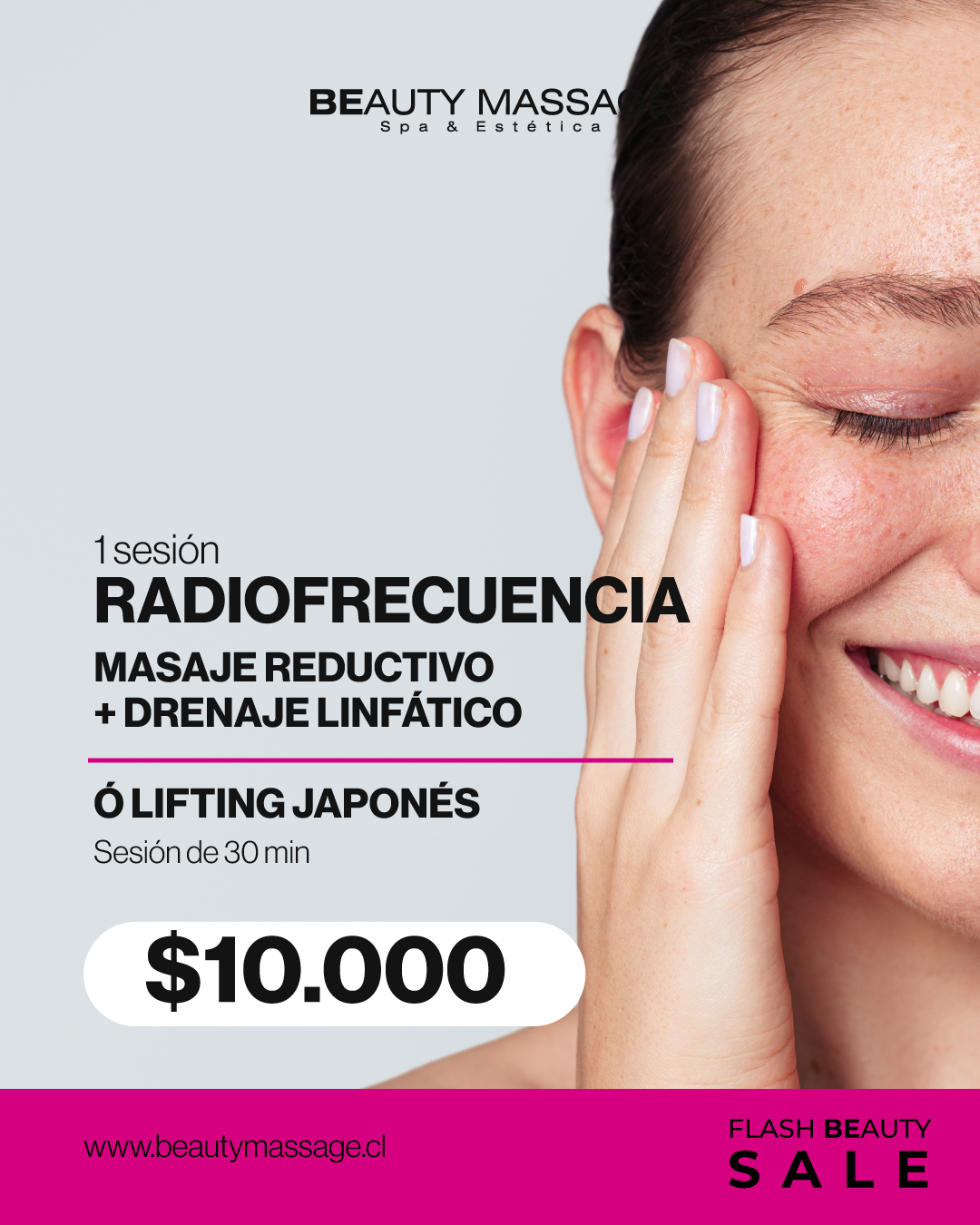 RADIO FRECUENCIA + DRENAJE LINFATICO O LIFTING JAPONES