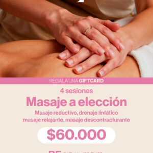MASAJES A ELECCION + 1 DE REGALO