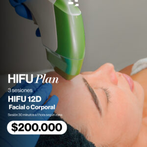 3 SESIONES DE HIFU FACIAL O CORPORAL